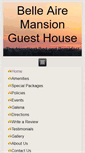 Mobile Screenshot of belleairemansion.com